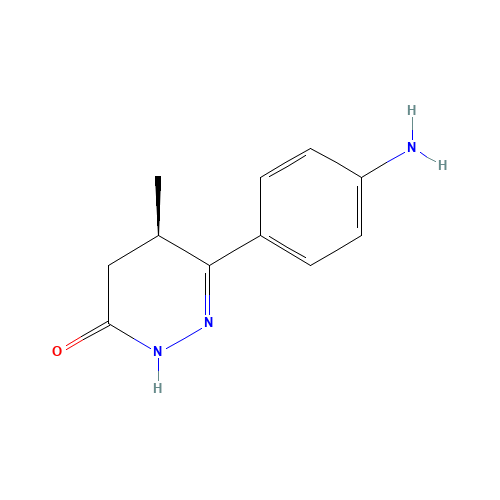 6-(4-Aminophenyl)-4,5-dihydro-5-methyl-3(2H)pyridazinone (CAS: 101328-85-2) - Related Chemical Product