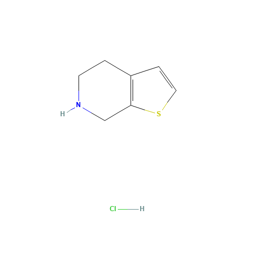 4,5,6,7-Tetrahydrothieno[2,3-c]pyridine hydrochloride (CAS: 28783-38-2) - Related Chemical Product