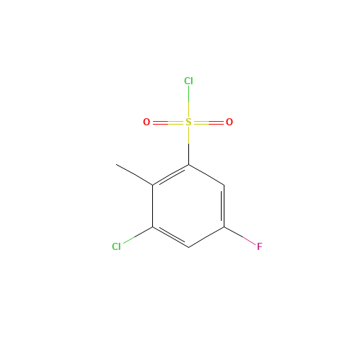 3-Chloro-5-fluoro-2-methylbenzenesulfonyl chloride (CAS: 306937-30-4) - Related Chemical Product