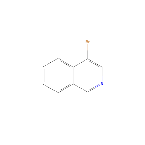 4-Bromoisoquinoline (CAS: 1532-97-4) - Chemical Structure and Molecular Formula 