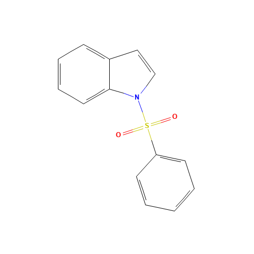 1-(Phenylsulfonyl)indole (CAS: 40899-71-6) - Chemical Structure and Molecular Formula 