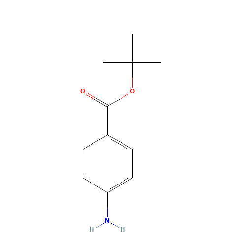 4-Aminobenzoic acid tert-butyl ester (CAS: 18144-47-3) - Chemical Structure and Molecular Formula 
