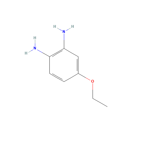 4-Ethoxybenzene-1,2-diamine (CAS: 1197-37-1) - Chemical Structure and Molecular Formula 