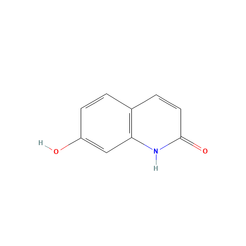 7-Hydroxy-1H-quinolin-2-one (CAS: 70500-72-0) - Chemical Structure and Molecular Formula 
