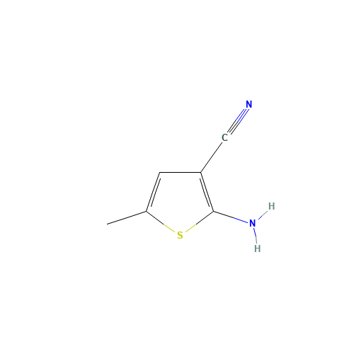 2-Amino-5-methylthiophene-3-carbonitrile (CAS: 138564-58-6) - Chemical Structure and Molecular Formula 
