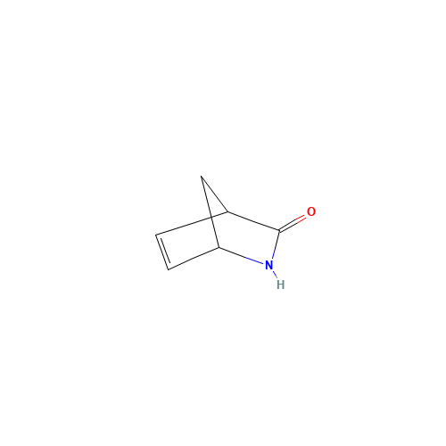 2-Azabicyclo[2.2.1]hept-5-en-3-one (CAS: 49805-30-3) - Chemical Structure and Molecular Formula 