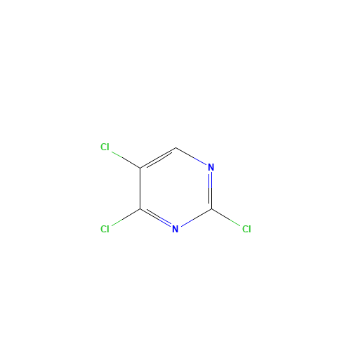 2,4,5-Trichloropyrimidine (CAS: 5750-76-5) - Chemical Structure and Molecular Formula 