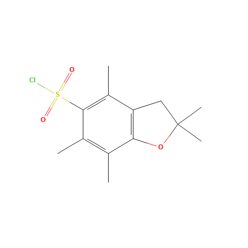 Pbf-Cl (CAS: 154445-78-0) - Chemical Structure and Molecular Formula 