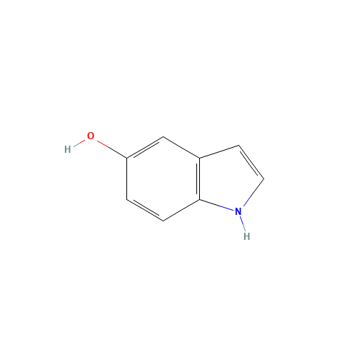 5-Hydroxyindole (CAS: 1953-54-4) - Chemical Structure and Molecular Formula 