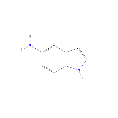 5-Aminoindole (CAS: 5192-03-0) - Chemical Structure and Molecular Formula 
