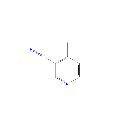 3-Cyano-4-methylpyridine (CAS: 5444-01-9) - Chemical Structure and Molecular Formula 