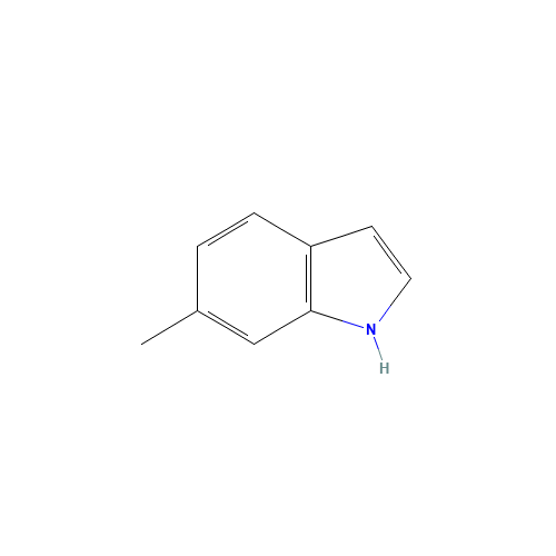 6-Methylindole (CAS: 3420-02-8) - Chemical Structure and Molecular Formula 