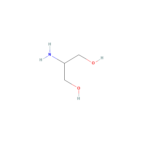 Serinol (CAS: 534-03-2) - Chemical Structure and Molecular Formula 