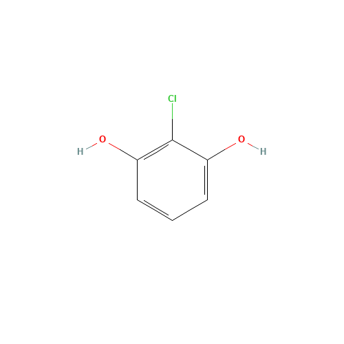 2-Chlororesorcinol (CAS: 6201-65-6) - Chemical Structure and Molecular Formula 