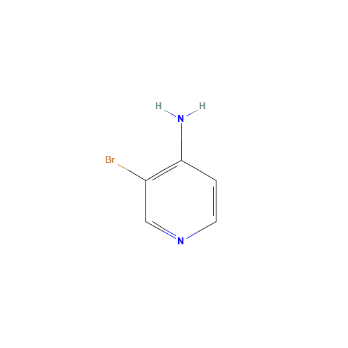 4-Amino-3-bromopyridine (CAS: 13534-98-0) - Chemical Structure and Molecular Formula 