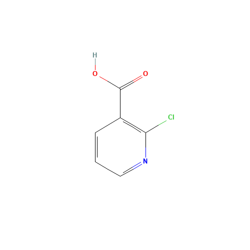 2-Chloronicotinic acid (CAS: 2942-59-8) - Chemical Structure and Molecular Formula 