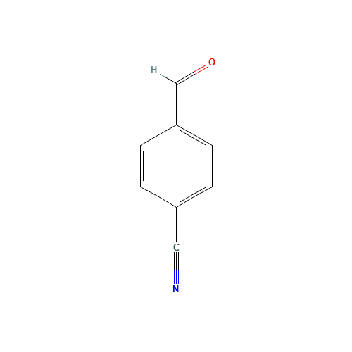 4-Cyanobenzaldehyde (CAS: 105-07-7) - Chemical Structure and Molecular Formula 