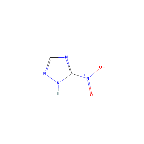 3-Nitro-1,2,4-triazole (CAS: 24807-55-4) - Chemical Structure and Molecular Formula 
