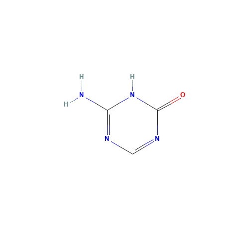 5-Azacytosine (CAS: 931-86-2) - Chemical Structure and Molecular Formula 