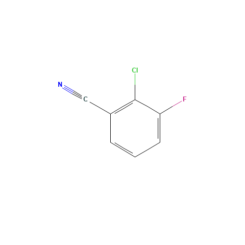 2-Chloro-3-fluorobenzonitrile (CAS: 874781-08-5) - Chemical Structure and Molecular Formula 