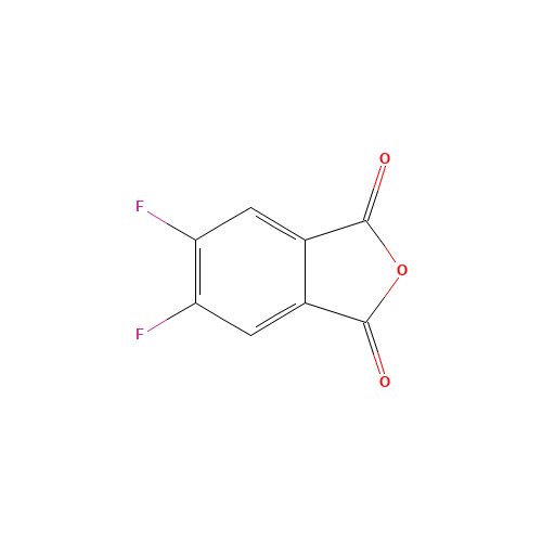 4,5-Difluorophthalic anhydride (CAS: 18959-30-3) - Chemical Structure and Molecular Formula 