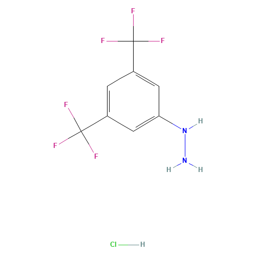 3,5-Bis(trifluoromethyl)phenyl hydrazine hydrochloride (CAS: 502496-23-3) - Related Chemical Product