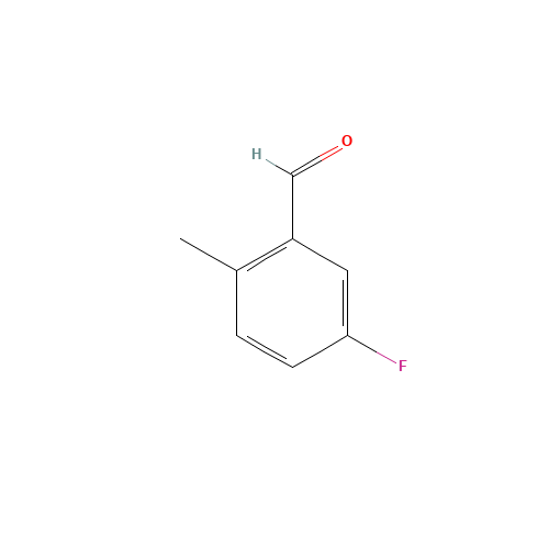 5-Fluoro-2-methylbenzaldehyde (CAS: 22062-53-9) - Chemical Structure and Molecular Formula 
