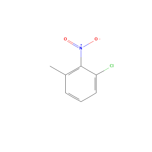 3-Chloro-2-nitrotoluene (CAS: 5367-26-0) - Chemical Structure and Molecular Formula 