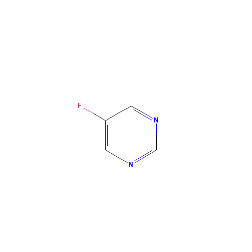 5-Fluoropyrimidine (CAS: 675-21-8) - Chemical Structure and Molecular Formula 