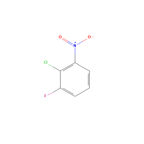 2-Chloro-3-fluoronitrobenzene (CAS: 21397-07-9) - Chemical Structure and Molecular Formula 