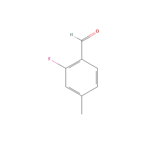 2-Fluoro-4-methylbenzaldehyde (CAS: 146137-80-6) - Chemical Structure and Molecular Formula 