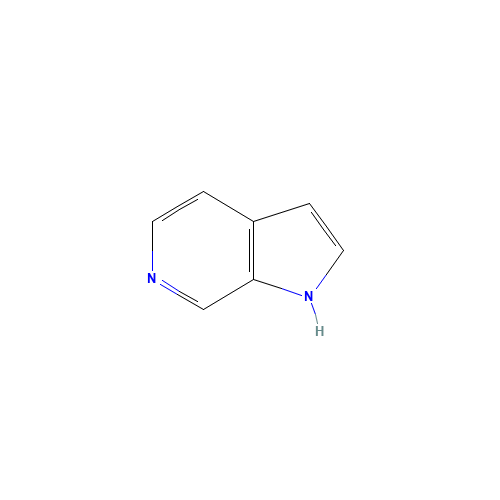 6-Azaindole (CAS: 271-29-4) - Chemical Structure and Molecular Formula 