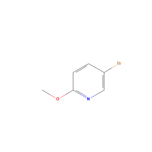 5-Bromo-2-methoxypyridine (CAS: 13472-85-0) - Chemical Structure and Molecular Formula 