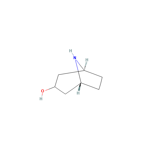 Nortropine (CAS: 538-09-0) - Chemical Structure and Molecular Formula 
