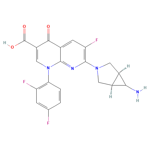 Trovafloxacin (CAS: 147059-72-1) - Chemical Structure and Molecular Formula 