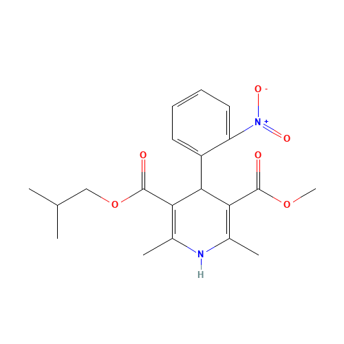 Nisoldipine (CAS: 63675-72-9) - Chemical Structure and Molecular Formula 