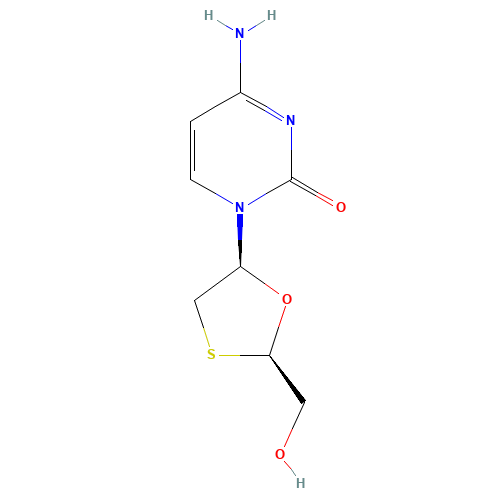 Lamivudine (CAS: 134678-17-4) - Chemical Structure and Molecular Formula 