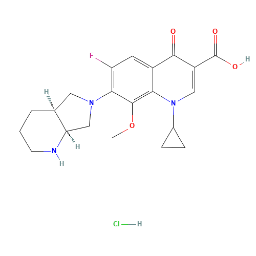 Moxifloxacin hydrochloride (CAS: 186826-86-8) - Related Chemical Product