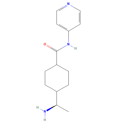 Y-27632 DIHYDROCHLORIDE (CAS: 146986-50-7) - Chemical Structure and Molecular Formula 