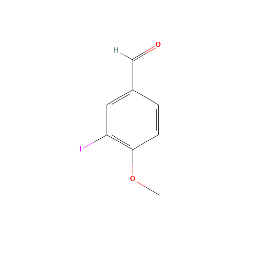 3-Iodo-4-methoxy-benzaldehyde (CAS: 2314-37-6) - Chemical Structure and Molecular Formula 