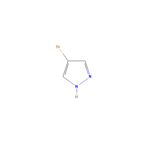 4-bromopyrazole (CAS: 2075-45-8) - Chemical Structure and Molecular Formula 