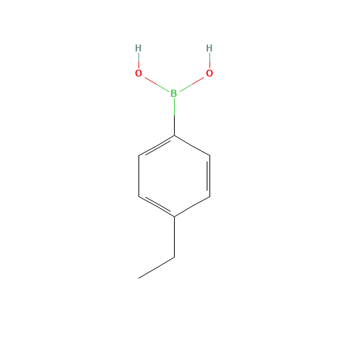 4-Ethylphenylboronic acid (CAS: 63139-21-9) - Chemical Structure and Molecular Formula 