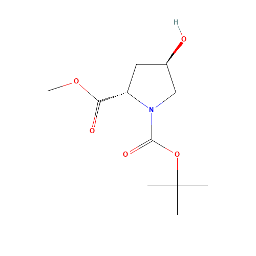 N-Boc-trans-4-Hydroxy-L-proline methyl ester (CAS: 74844-91-0) - Related Chemical Product