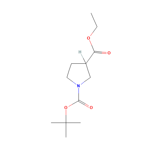 ethyl-1-(tert-butoxycarbonyl)pyrrolidine-3-carboxylate (CAS: 170844-49-2) - Related Chemical Product