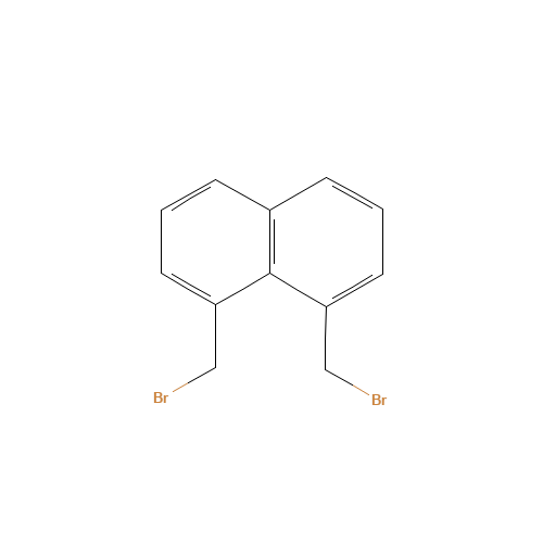 1,8-bis(Bromomethyl)naphthalene (CAS: 2025-95-8) - Chemical Structure and Molecular Formula 