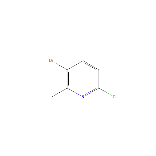 3-bromo-6-chloro-2-methylpyridine (CAS: 132606-40-7) - Chemical Structure and Molecular Formula 