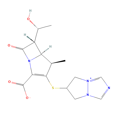 Biapenem (CAS: 120410-24-4) - Chemical Structure and Molecular Formula 