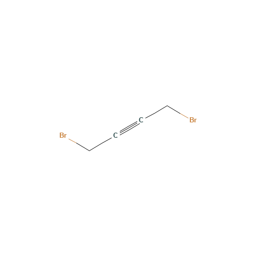 1,4-Dibromo-2-butyne (CAS: 2219-66-1) - Chemical Structure and Molecular Formula 