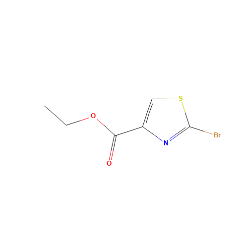 Ethyl 2-bromothiazole-4-carboxylate (CAS: 100367-77-9) - Chemical Structure and Molecular Formula 
