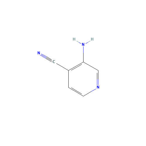 3-AMINO-4-CYANOPYRIDINE (CAS: 78790-79-1) - Chemical Structure and Molecular Formula 